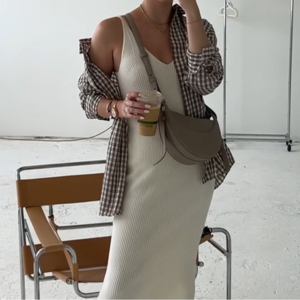 H&M plaid button down